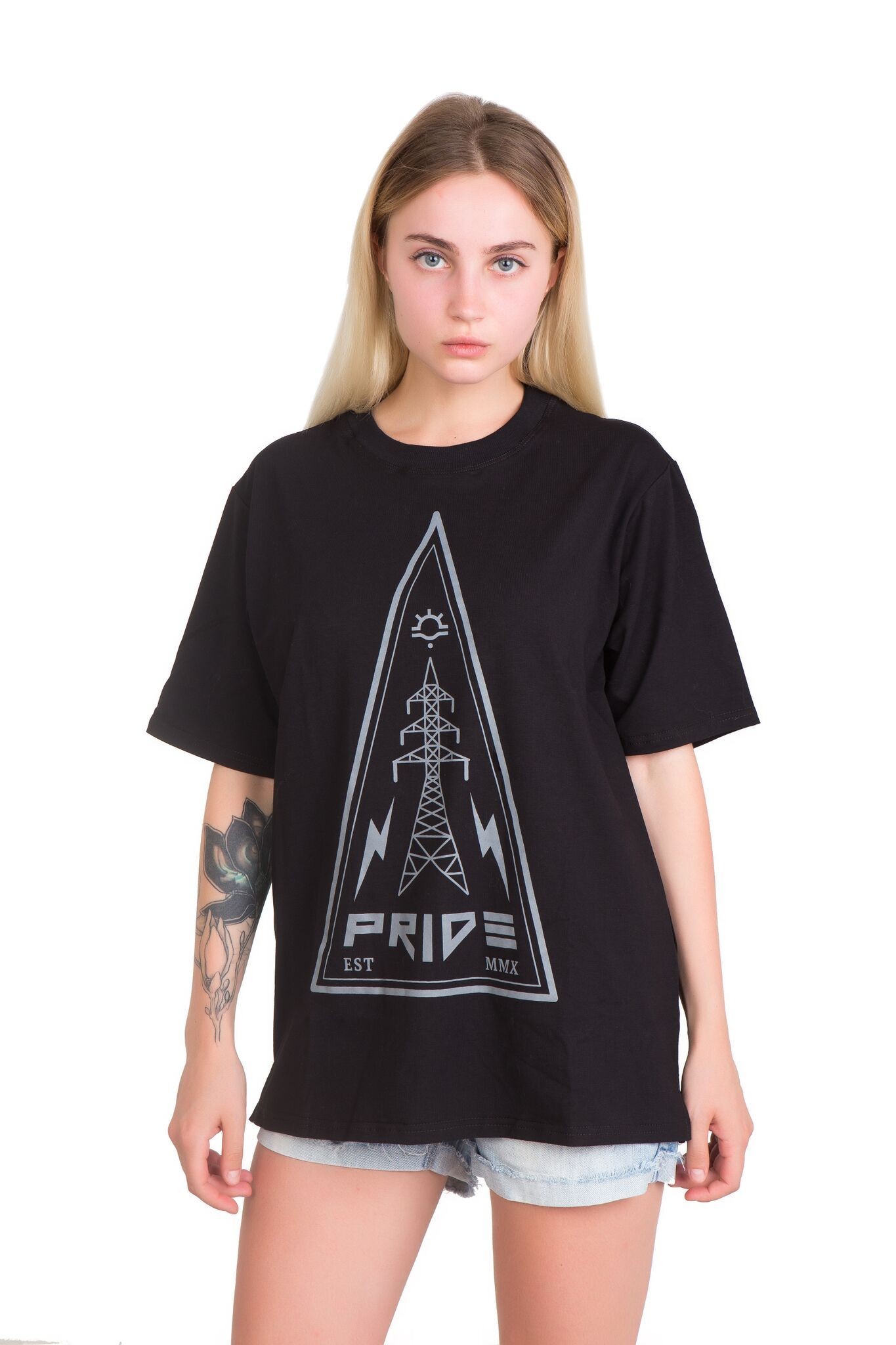 T-shirt PRIDE high voltage black, size L Photo
